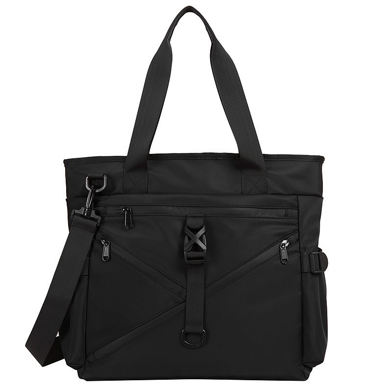 工裝肩背包 日系托特包 台灣現貨 單肩包 側背包 手拿包 行李包 背包 男包 魔法巷-細節圖6