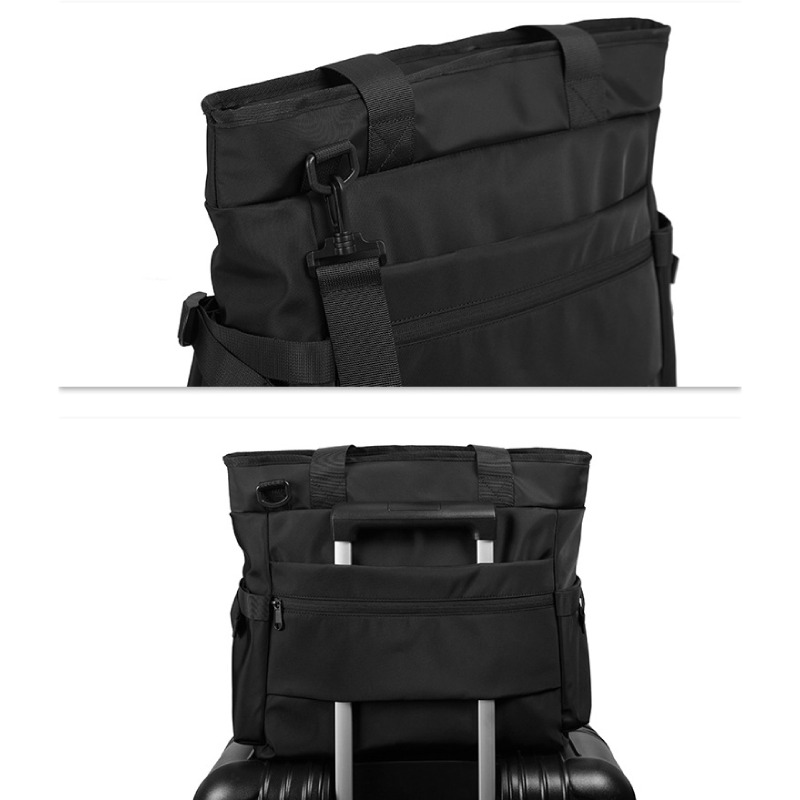 工裝肩背包 日系托特包 台灣現貨 單肩包 側背包 手拿包 行李包 背包 男包 魔法巷-細節圖8