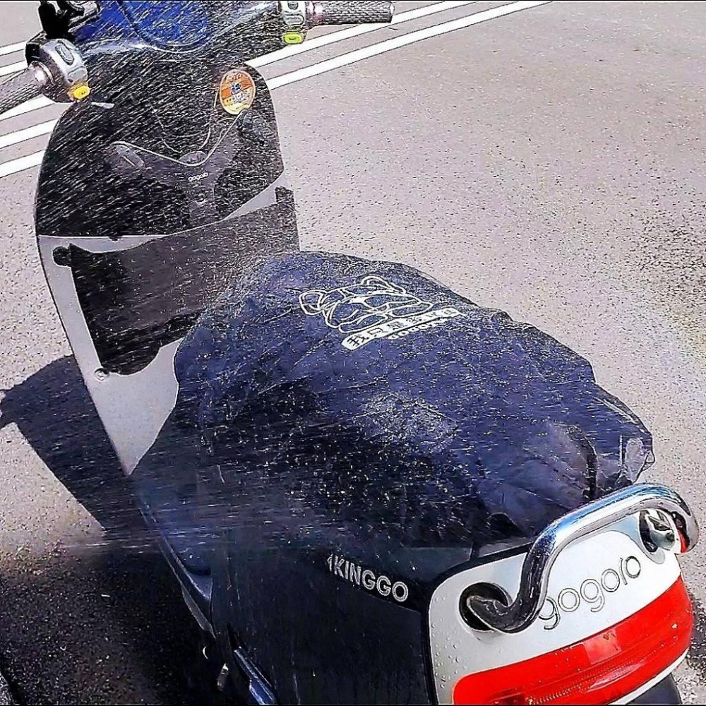 通用機車坐墊套 座墊罩 可調式 坐墊罩 牛津布 防水 防塵 防曬 gogoro 新豪邁 Many JET fiddle-細節圖4