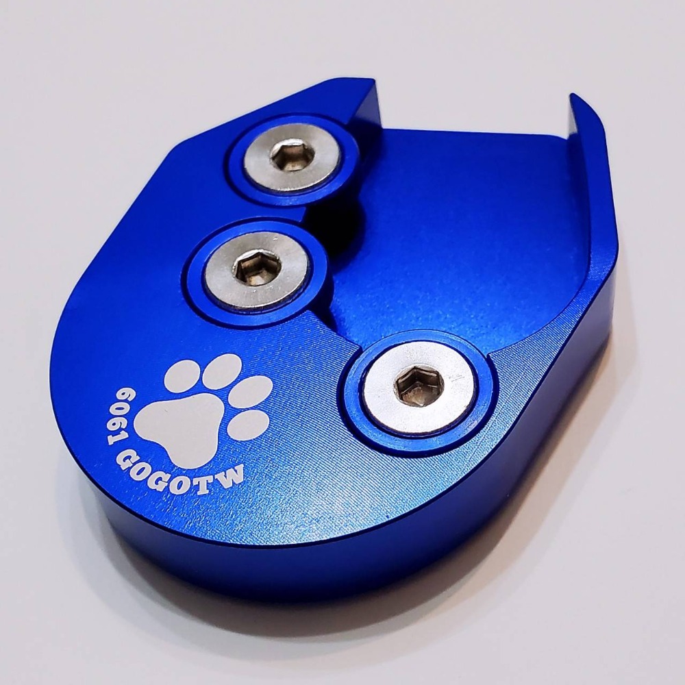 gogoro delight 鋁合金加大座 側柱加大 女版 新抵賴 gogoro 加大座 側柱加大 增高底座 側柱底座-規格圖11