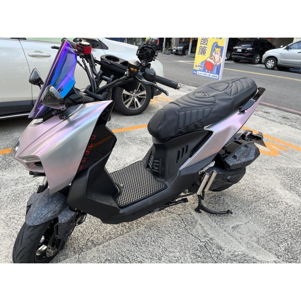 現貨直套 SYM 曼巴 MMBCU 機車鯊魚紋坐墊套 座墊改裝 鯊魚紋 坐墊套 機車坐墊套 防水座墊套 機車坐墊改裝-細節圖3