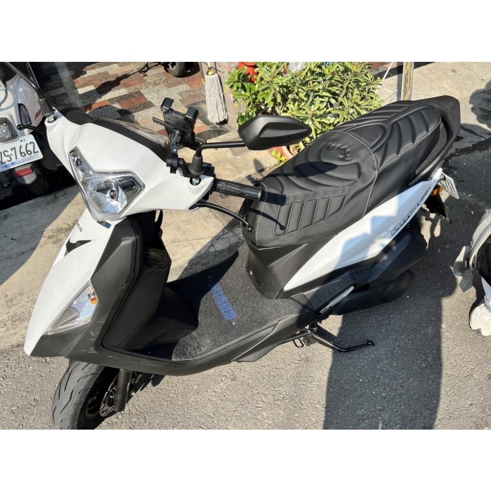✅現貨直套Kymco 光陽 新豪邁 125 專用 鯊魚紋坐墊套 座 墊改裝 新豪邁 機車坐墊套 新豪邁 防水座墊套-細節圖2