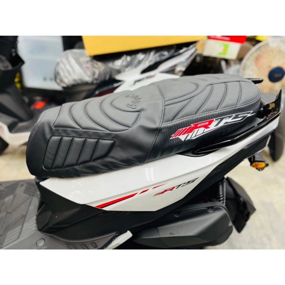 光陽 RTS125/135/RTS R 165 鯊魚紋坐墊套 防水 坐墊套 機車座墊 座墊套 不含坐墊-細節圖2