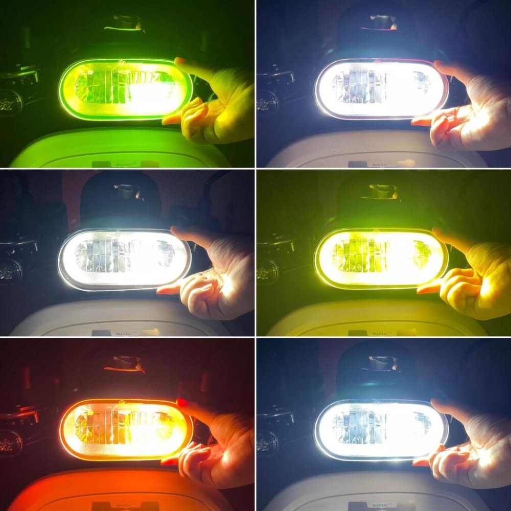 Viva mix Viva XL Gogoro Cross Over 通用 機車大燈護片 改色大燈 機車燈殼 機車燈罩-細節圖3