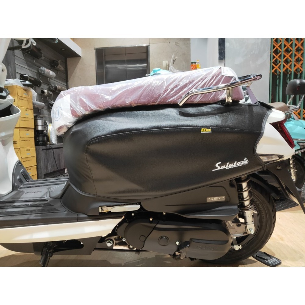 saluto 機車套 車套 Saluto 125 防刮套 坐墊套 SUZUKI saluto 腳踏墊 防塵套 機車車罩-規格圖9