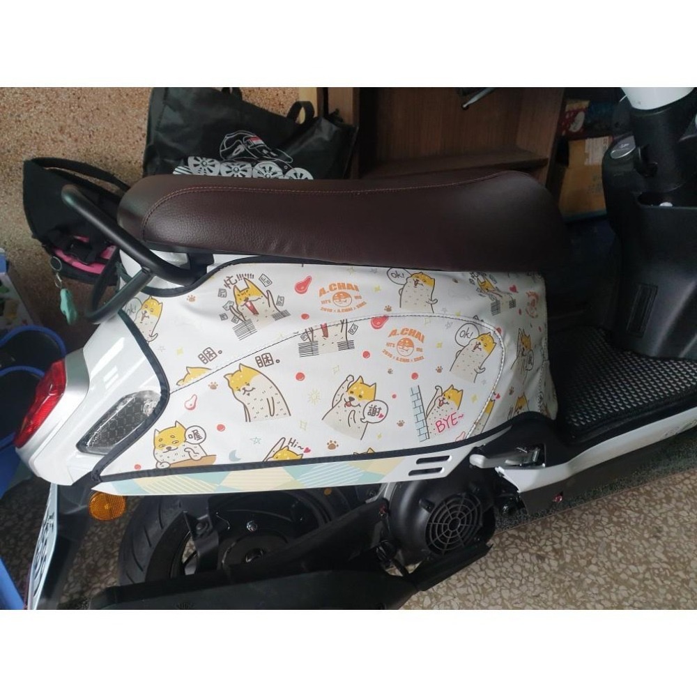 Fiddle 115/125/150/DX  防水防刮 皮革車套 機車車罩 車套 保護套 素黑 乳牛車套-細節圖4