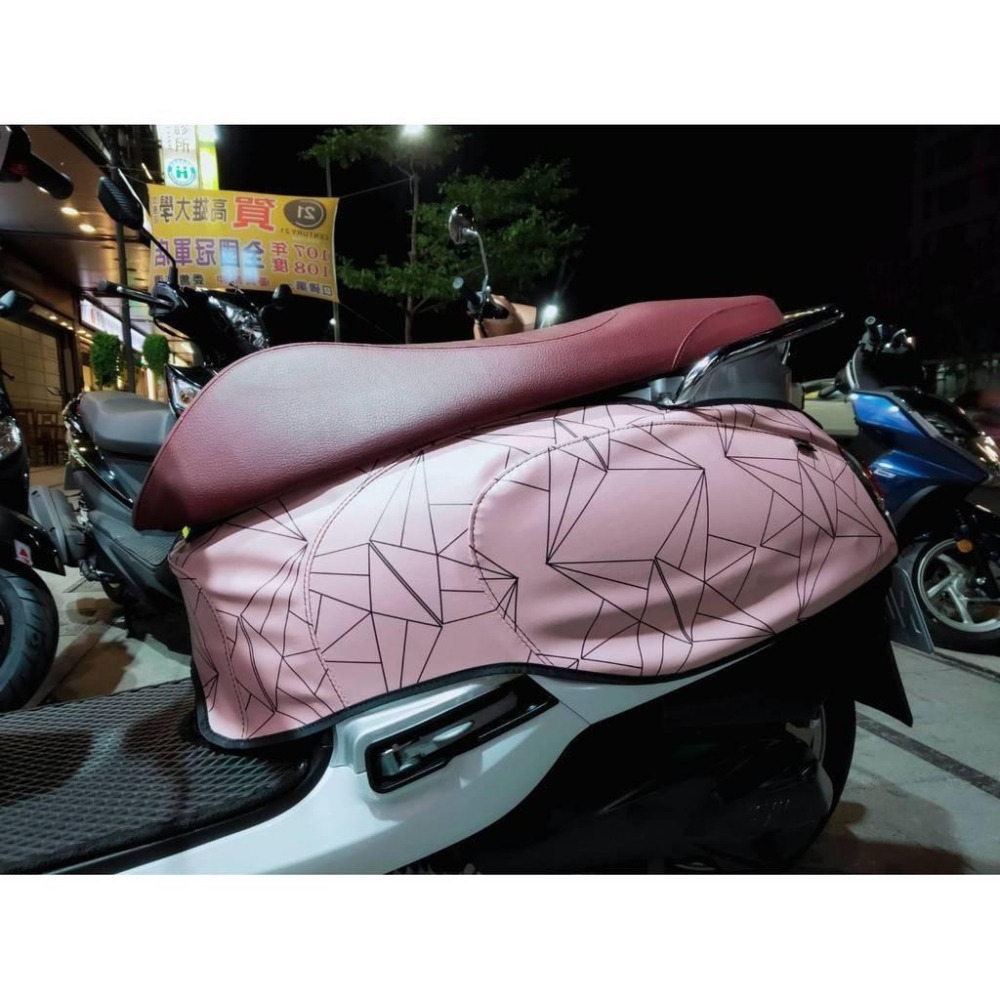 Fiddle 115/125/150/DX  防水防刮 皮革車套 機車車罩 車套 保護套 素黑 乳牛車套-細節圖2