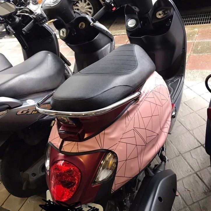 Fiddle 115/125/150/DX  防水防刮 皮革車套 機車車罩 車套 保護套 素黑 乳牛車套-細節圖3