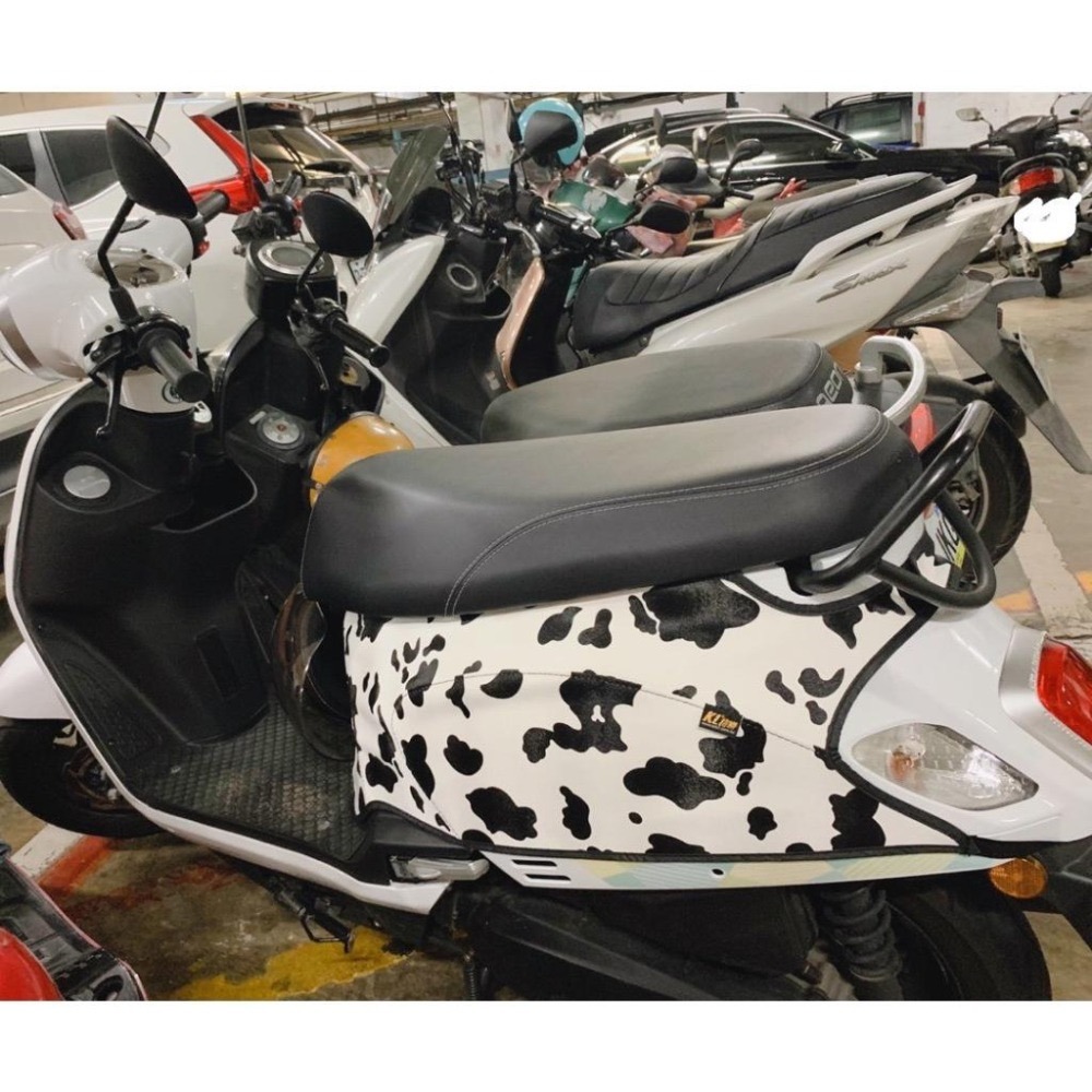 Fiddle 115/125/150/DX  防水防刮 皮革車套 機車車罩 車套 保護套 素黑 乳牛車套-細節圖5