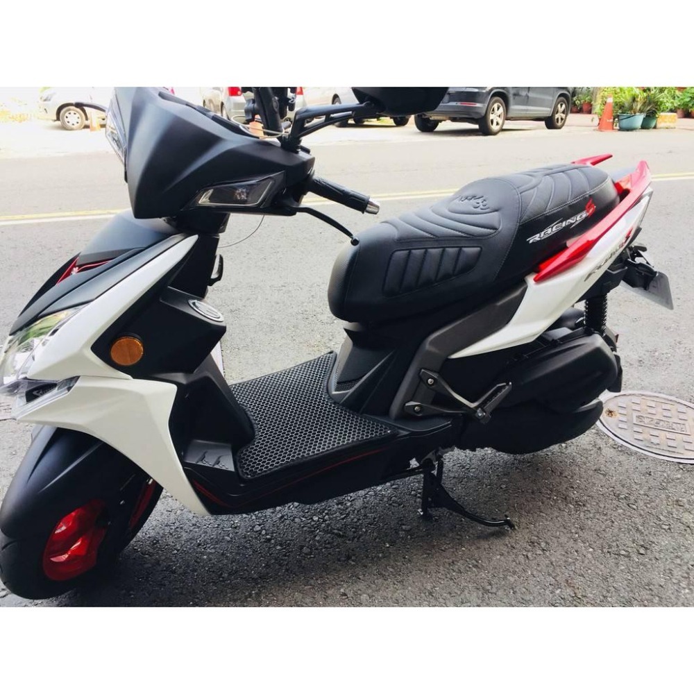 racingS 雷霆s  舊雷霆 Racing 鯊魚紋機車座墊套(不含坐墊) 坐墊套 置物袋 腳踏墊-細節圖2