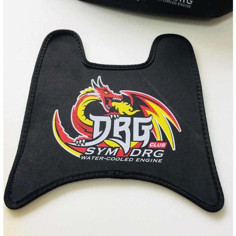 SYM DRG BT 一般款 白龍款 彩繪款 機車腳踏墊 附魔鬼氈 排水踏墊 彩繪腳踏 EVA 腳踏墊-規格圖3