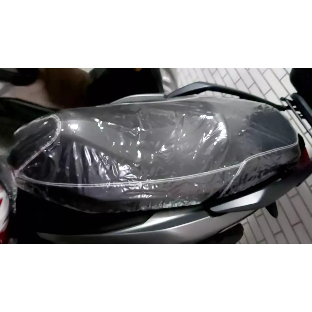 Yamaha Force155 透明 輕防水坐墊套 force一代 透明坐墊套 透氣隔熱網套 機車椅套-細節圖2