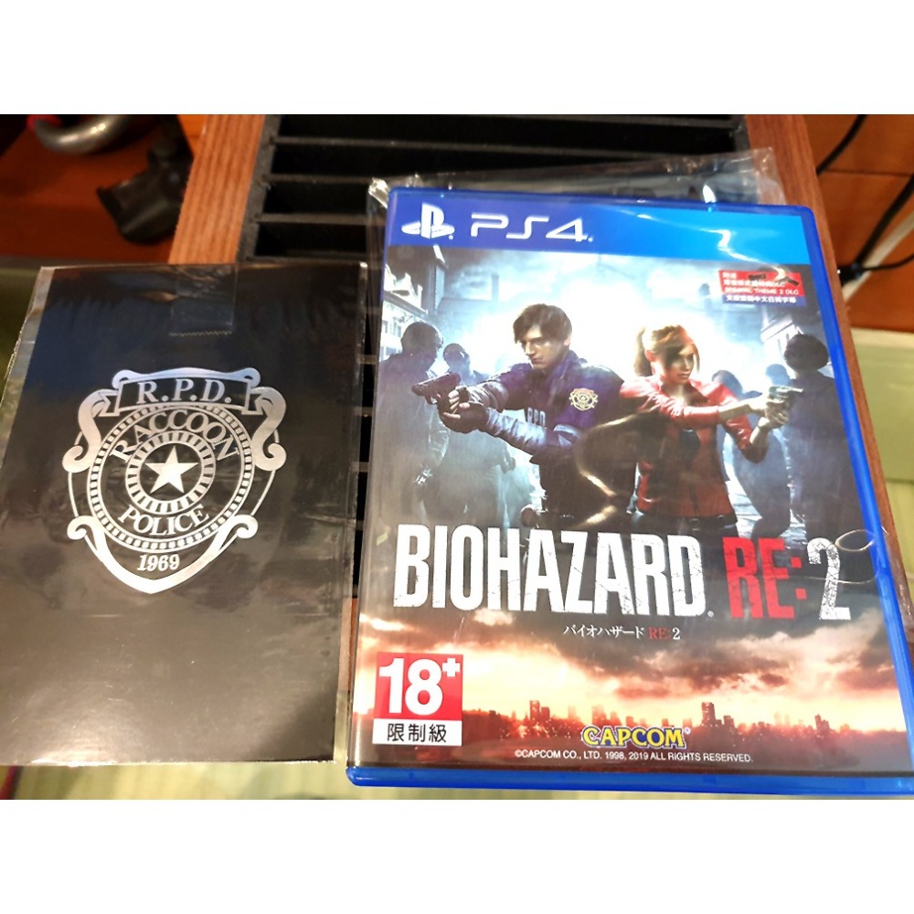 收藏品 惡靈古堡 2 重製版 PS4 典藏版 珍藏版 限定版 中文版 含遊戲 二手-細節圖2