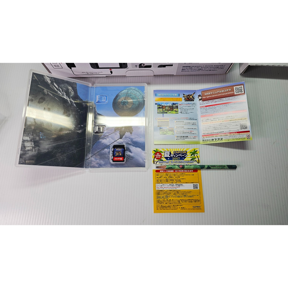 二手 switch 魔物獵人xx 日規Nintendo 魔物獵人XX 特別版 Switch 主機 MHXX 遊戲同捆組-細節圖4