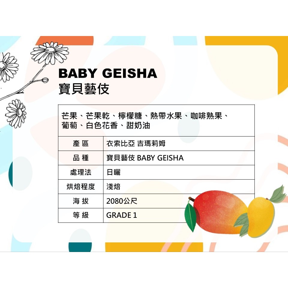 【五間厝咖啡】【接單後烘焙】衣索比亞 吉瑪莉姆 寶貝藝伎 日曬 淺焙 咖啡豆/咖啡粉 單品咖啡 (200公克)-細節圖2