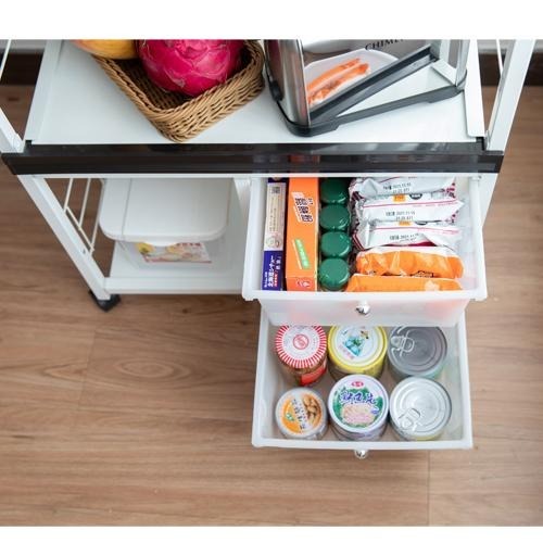 (宅配免運)S017 AI智慧升級版《愛樂美》2拉2抽米桶4層電器架(A-12402-5)-細節圖7