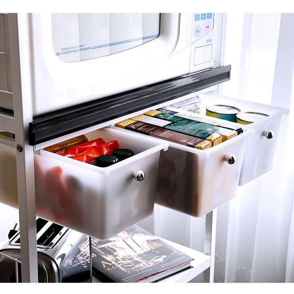 S007《愛樂美》附插座1拉板3抽屜4層電器收納架 置物架 層架 A-11430-4 (新四代插座)-細節圖4