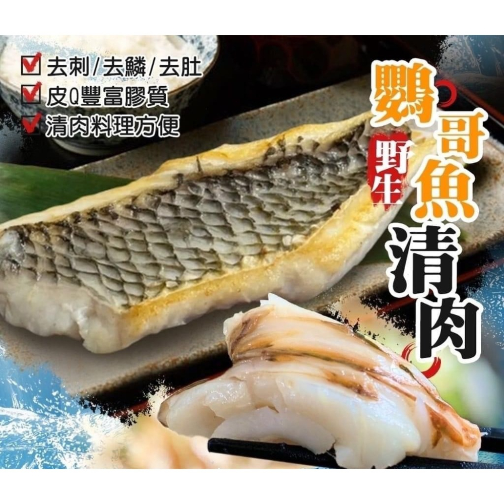 F019 野生印尼鸚哥魚清肉(100-200g/片)*3片組-細節圖6