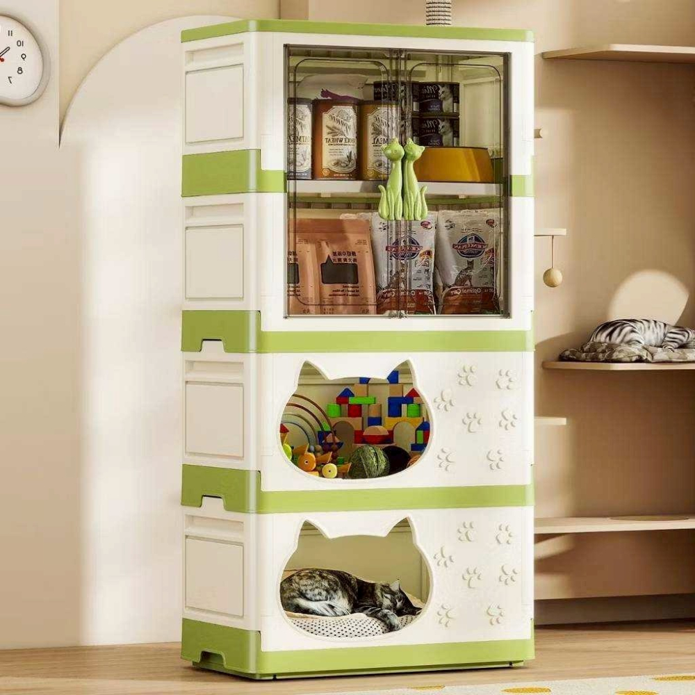 C003 戶外防水雙層收納貓窩(60*30*64cm)-細節圖3