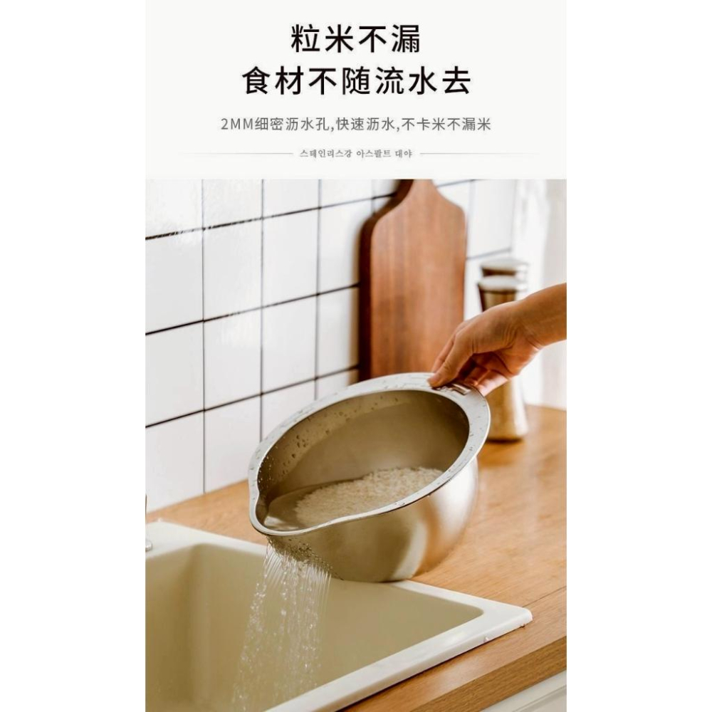A084 【一盆多用高級不鏽鋼瀝水盆*2組】-細節圖4