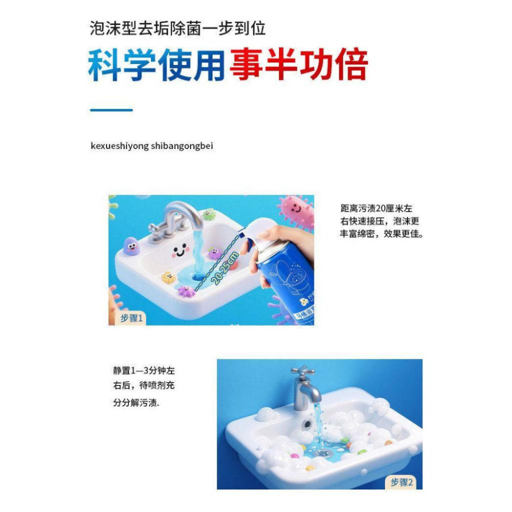 A178 【浴室馬桶泡泡清潔劑300ml*2組】-細節圖5