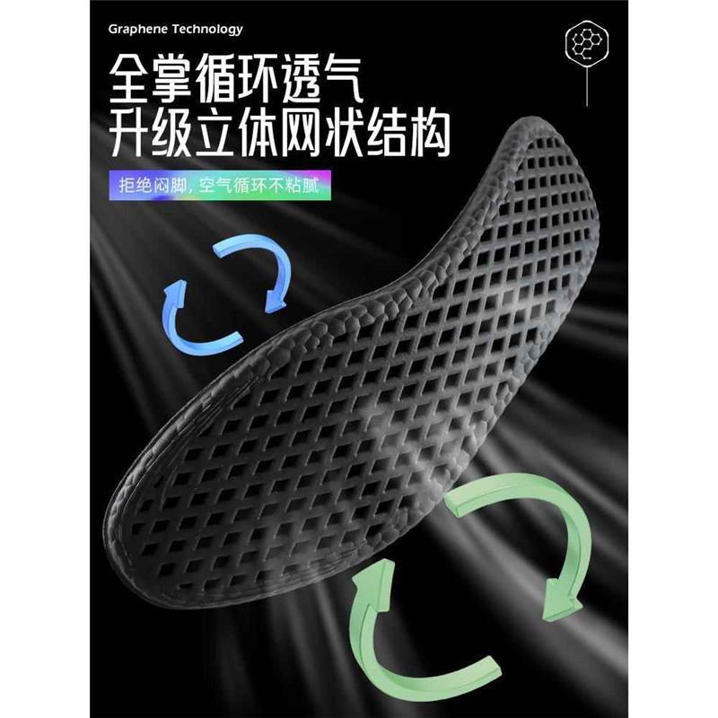 A195 【男款石墨烯抑菌除臭鞋墊*3組】-細節圖3