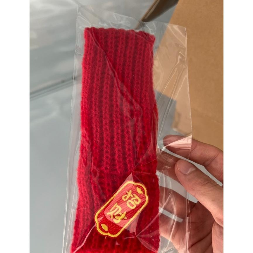 A029 貓貓狗狗新年喜慶應景小圍巾-細節圖5