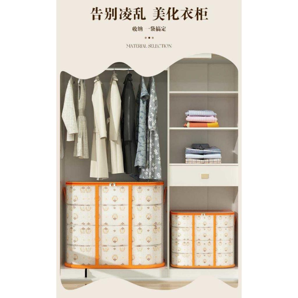 A232 透明可視大容量防塵收納袋-細節圖8