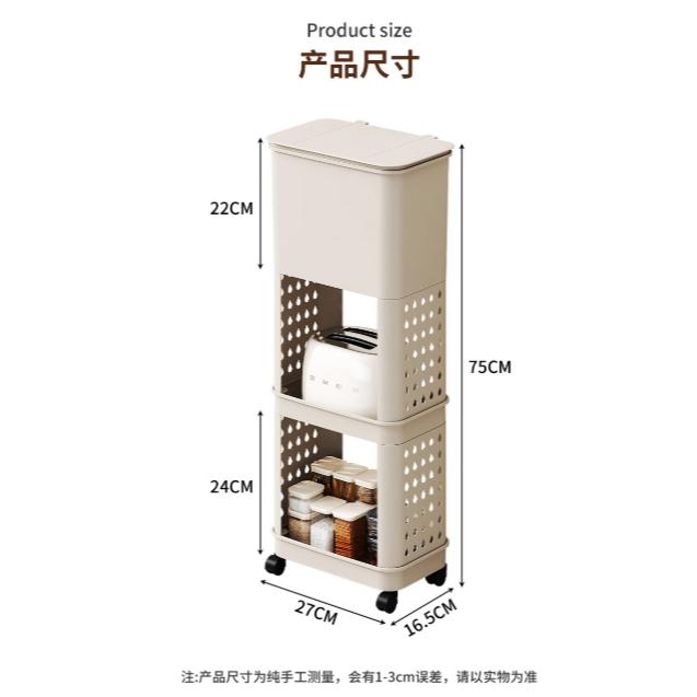 A213 移動大容量垃圾桶置物架-限宅配-細節圖6