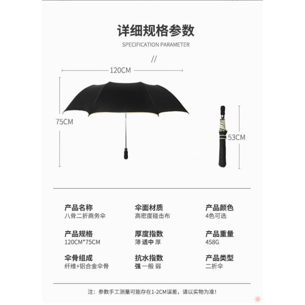 A283 超大碳纖維半自動雨傘-限宅配-細節圖8