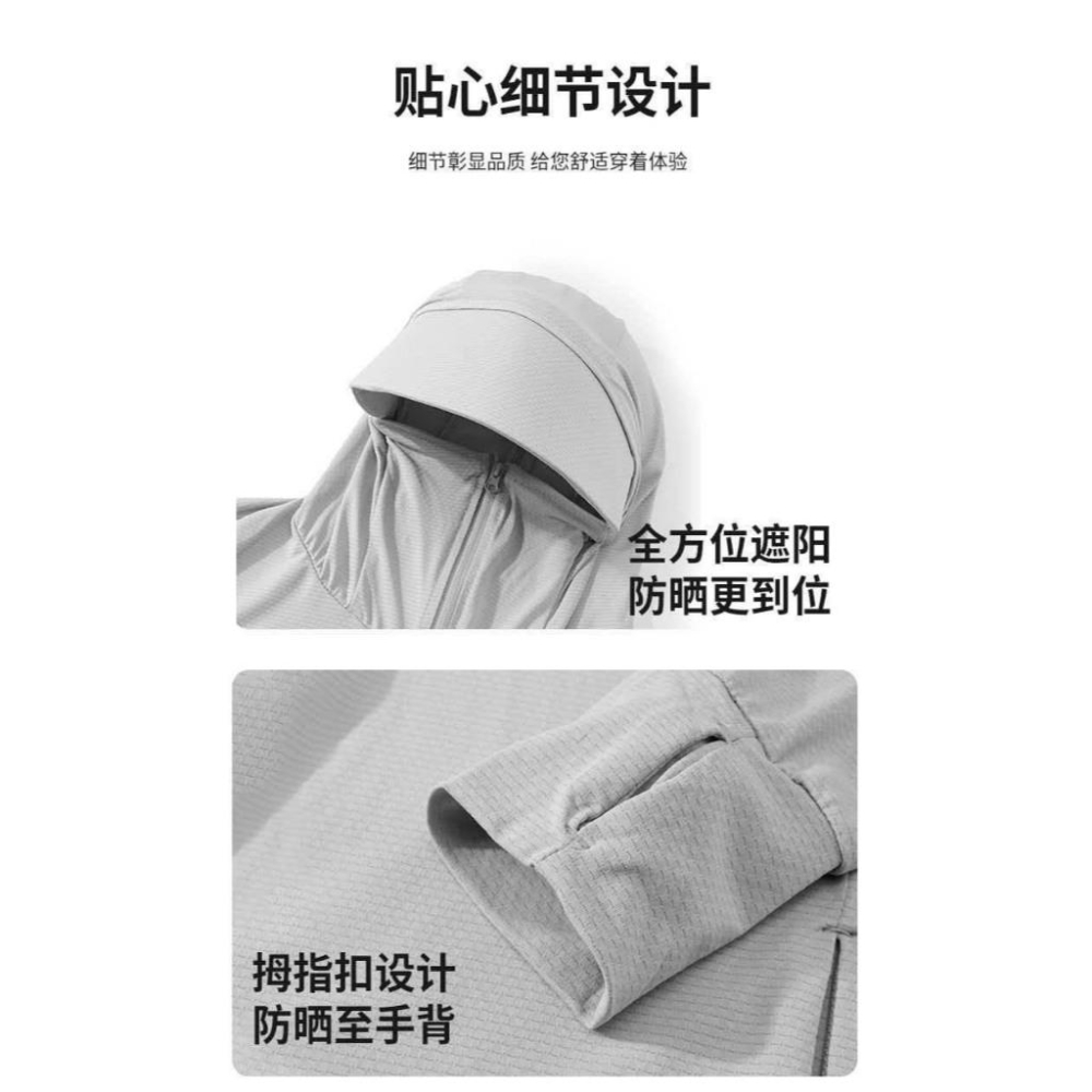 A306 男款夏季新款全方位防曬衣｜大帽檐設計 UPF50+ 透氣輕薄-細節圖4
