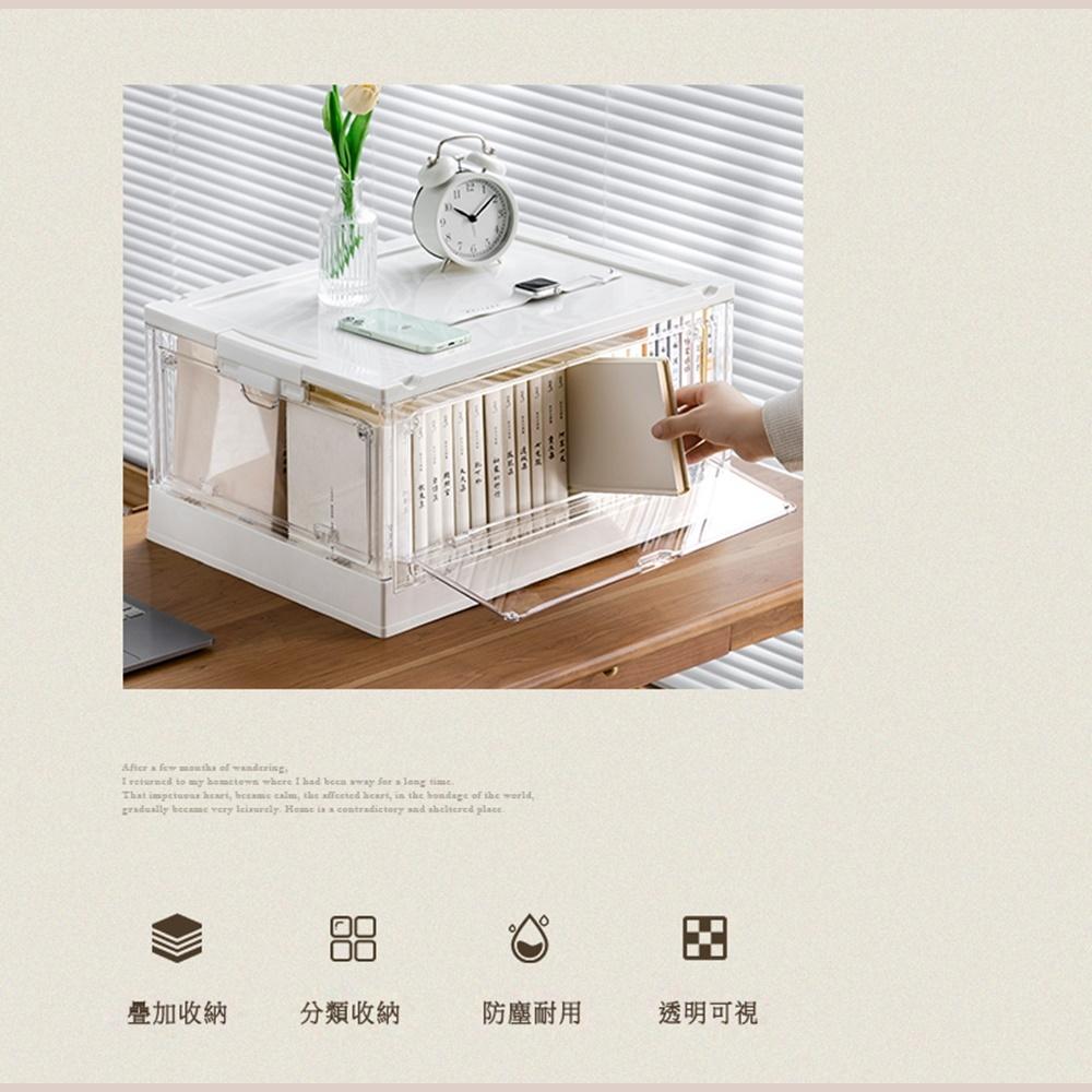 C067 新款磁吸五開門摺疊收納箱(35Cm*48.5Cm*25.5Cm)-細節圖4