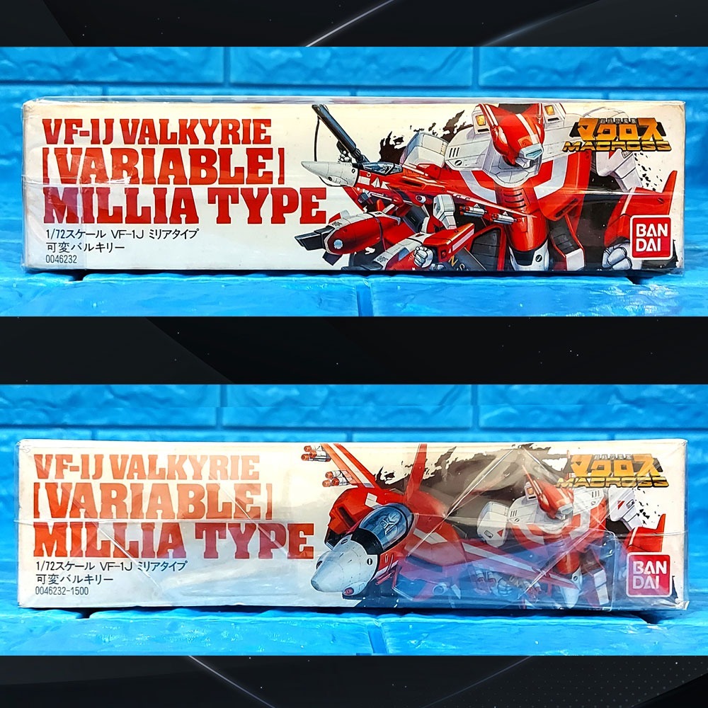 ✈️日本空運直送現貨✈️ 🚀萬代老模 超時空要塞 VF-1J 米莉亞專用紅色機 可三段變型 1/72🚀-細節圖3