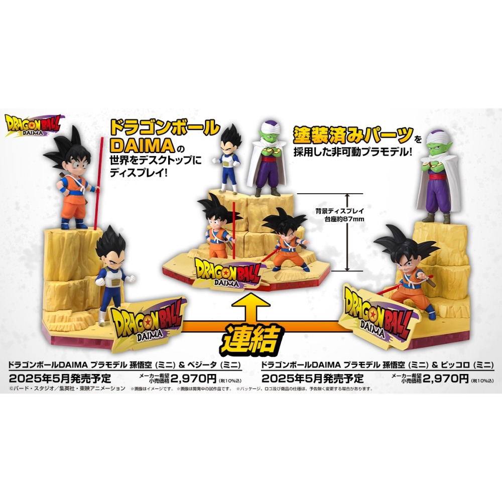 🚀全新未拆代理現貨 🚀七龍珠DAIMA大魔 孫悟空與比克(迷你) MINI🚀組裝模型🚀-細節圖8