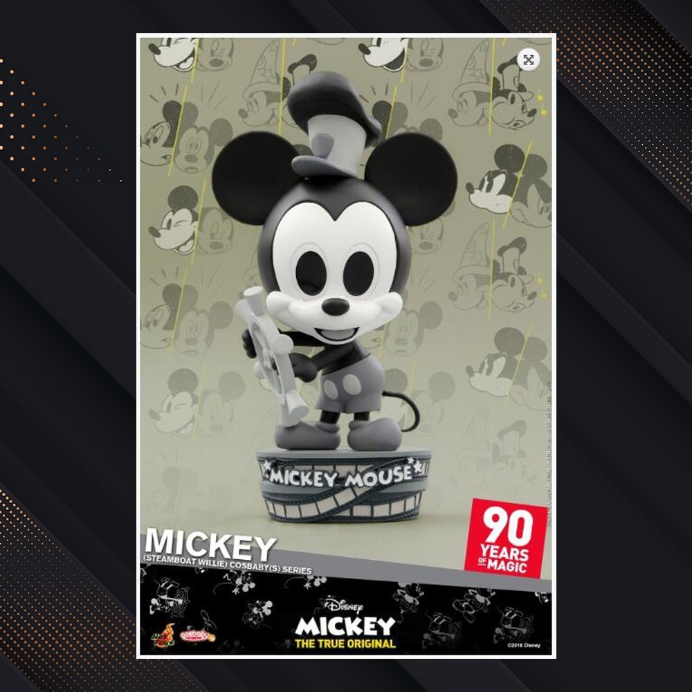 ✨日版空運絕版新品✨HOT TOYS 迪士尼 經典米老鼠 米奇90週年 威利汽船 the true original✨-細節圖8