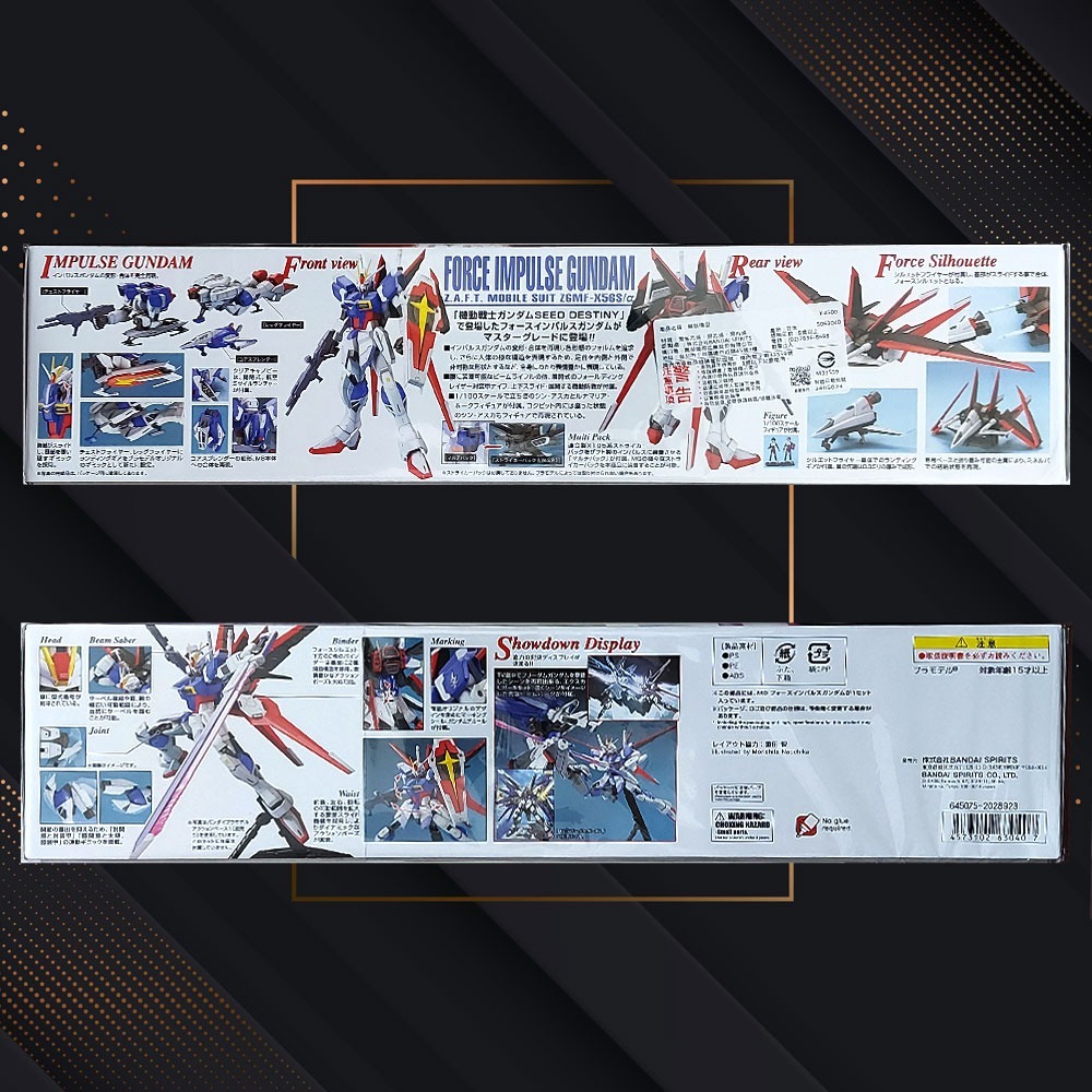 🚀全新未組現貨🚀萬代 BANDAI 鋼彈1/100 MG FORCE IMPULSE GUNDAM DS威力脈衝-細節圖3