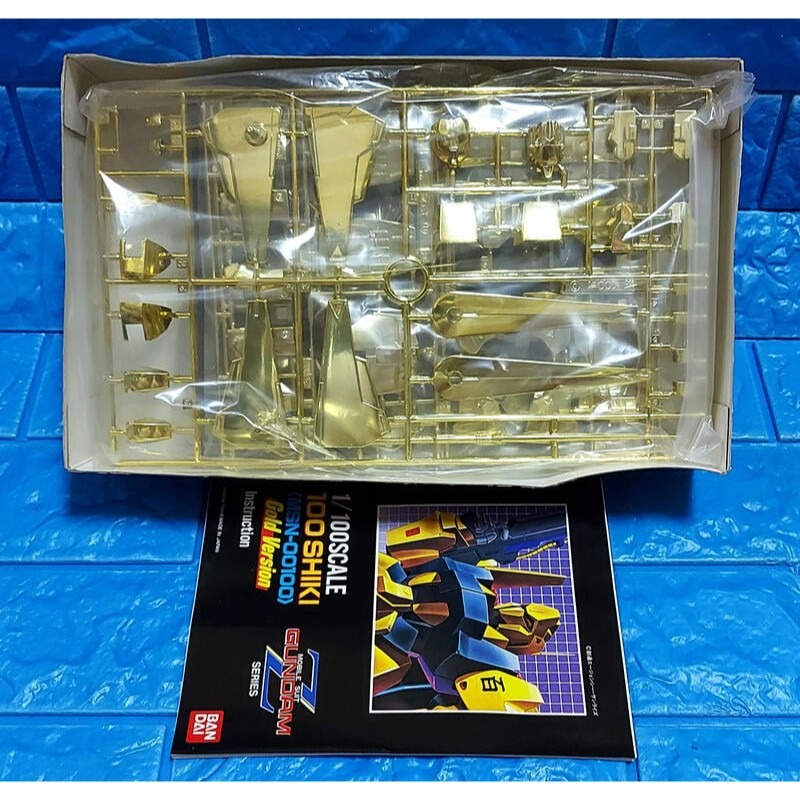 🚀日本空運現貨🚀萬代 BANDAI 1/100 MSN-00100 百式 黑盒電鍍版 絕版稀有品🚀-細節圖2