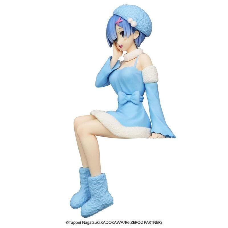 【正版盒裝現貨】FuRyu Re:0 從零開始的異世界生活 雷姆 雪公主版 坐姿 泡麵蓋公仔 杯蓋公仔 景品 RE0-細節圖2