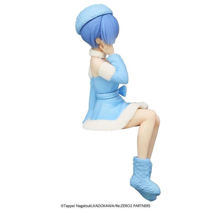 【正版盒裝現貨】FuRyu Re:0 從零開始的異世界生活 雷姆 雪公主版 坐姿 泡麵蓋公仔 杯蓋公仔 景品 RE0-細節圖3