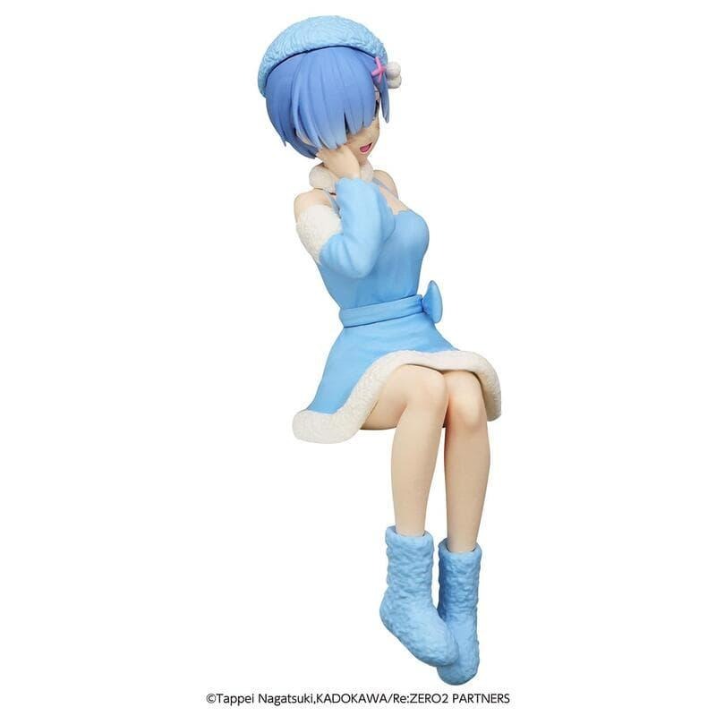 【正版盒裝現貨】FuRyu Re:0 從零開始的異世界生活 雷姆 雪公主版 坐姿 泡麵蓋公仔 杯蓋公仔 景品 RE0-細節圖4