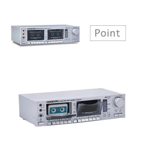 【正版現貨】Kenelephant 安橋ONKYO 迷你音響 收藏扭蛋 揚聲器 電唱機 放大器 錄放音機 CD音響 模型-細節圖6
