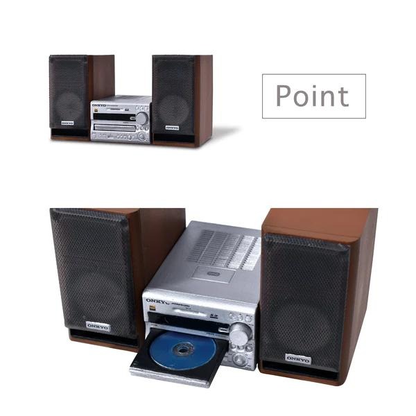 【正版現貨】Kenelephant 安橋ONKYO 迷你音響 收藏扭蛋 揚聲器 電唱機 放大器 錄放音機 CD音響 模型-細節圖7