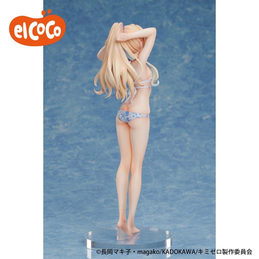 【玩模收藏】正版現貨 elCOCO 1/7 白河月愛 泳裝 / 位於戀愛光譜極端的我們 泳衣 水著 ver 公仔 景品-細節圖7