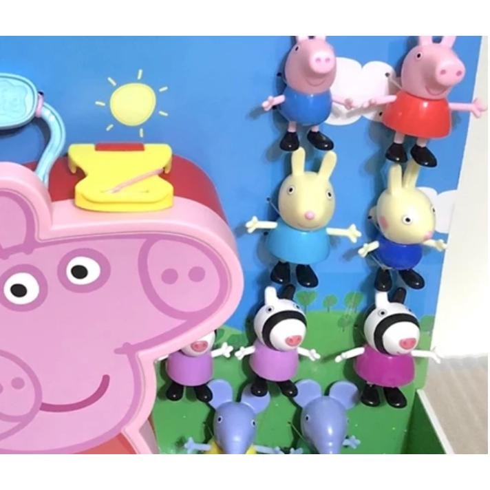 【正版現貨】粉紅豬小妹的探險 9入公仔旅行盒 / 孩之寶 Hasbro / 佩佩豬 Peppa Pig 佩奇-細節圖3