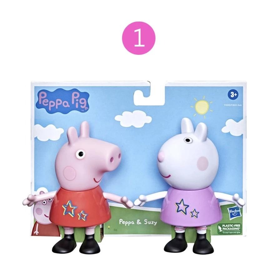 【正版現貨】粉紅豬小妹的探險 大尺寸雙角色公仔組 / 孩之寶 Hasbro 佩佩豬 Peppa Pig 佩奇 5吋 公仔-細節圖3
