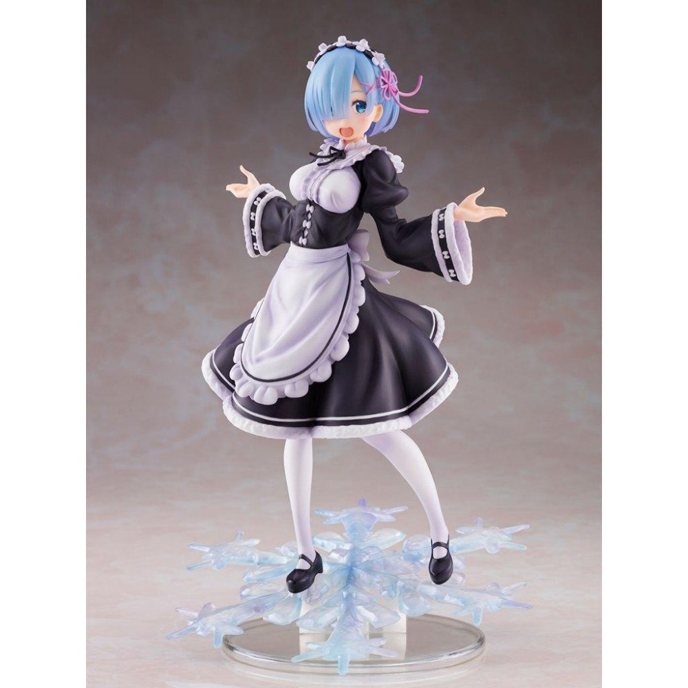 【玩模收藏】正版現貨 TAITO 雷姆 winter maid 冬季女僕裝 Re:從零開始的異世界生活 AMP+ 公仔-細節圖4