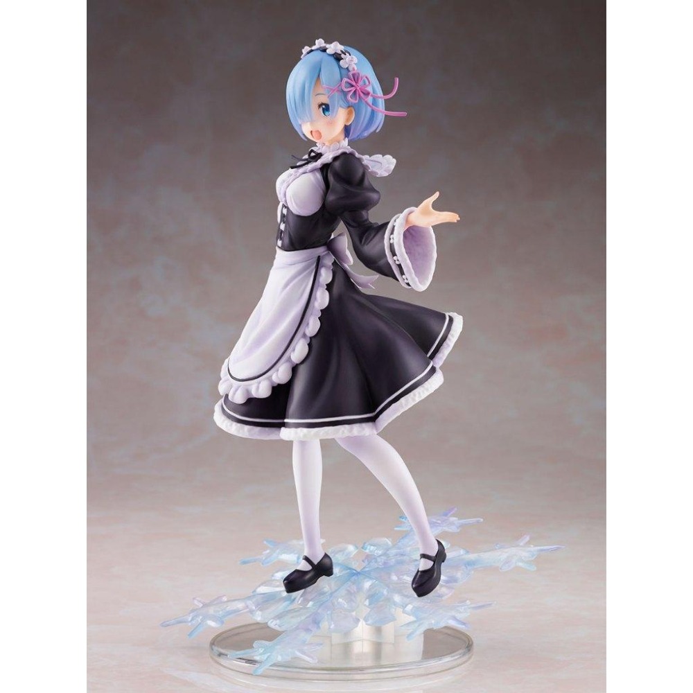 【玩模收藏】正版現貨 TAITO 雷姆 winter maid 冬季女僕裝 Re:從零開始的異世界生活 AMP+ 公仔-細節圖7