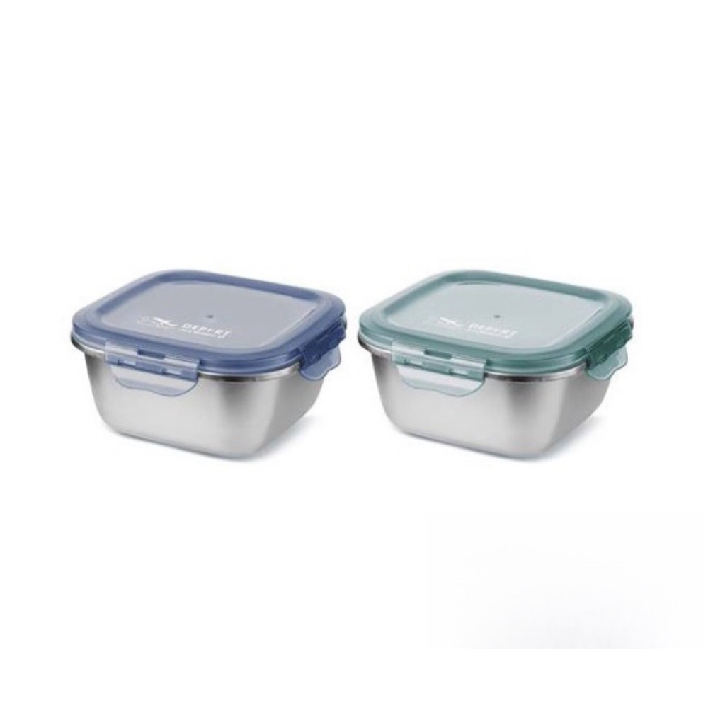 Jack Wolfskin 飛狼 DEPART 不銹鋼保鮮盒 1.25L(天藍色/蒼綠色)-細節圖2