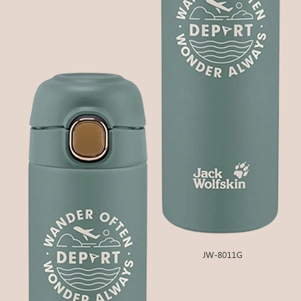 飛狼 400ml DEPART飛行 316不鏽鋼彈跳保溫瓶 保溫杯 水瓶 保溫瓶-細節圖3