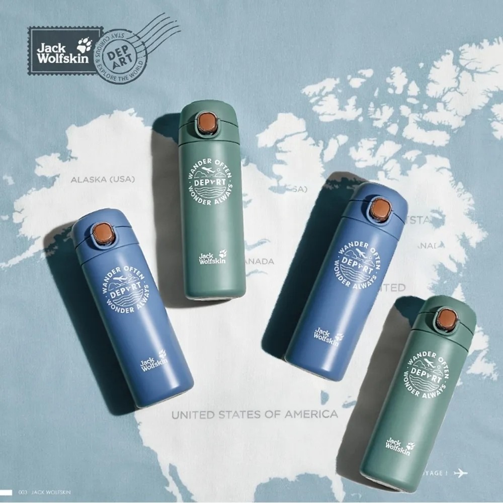 飛狼 400ml DEPART飛行 316不鏽鋼彈跳保溫瓶 保溫杯 水瓶 保溫瓶-細節圖6